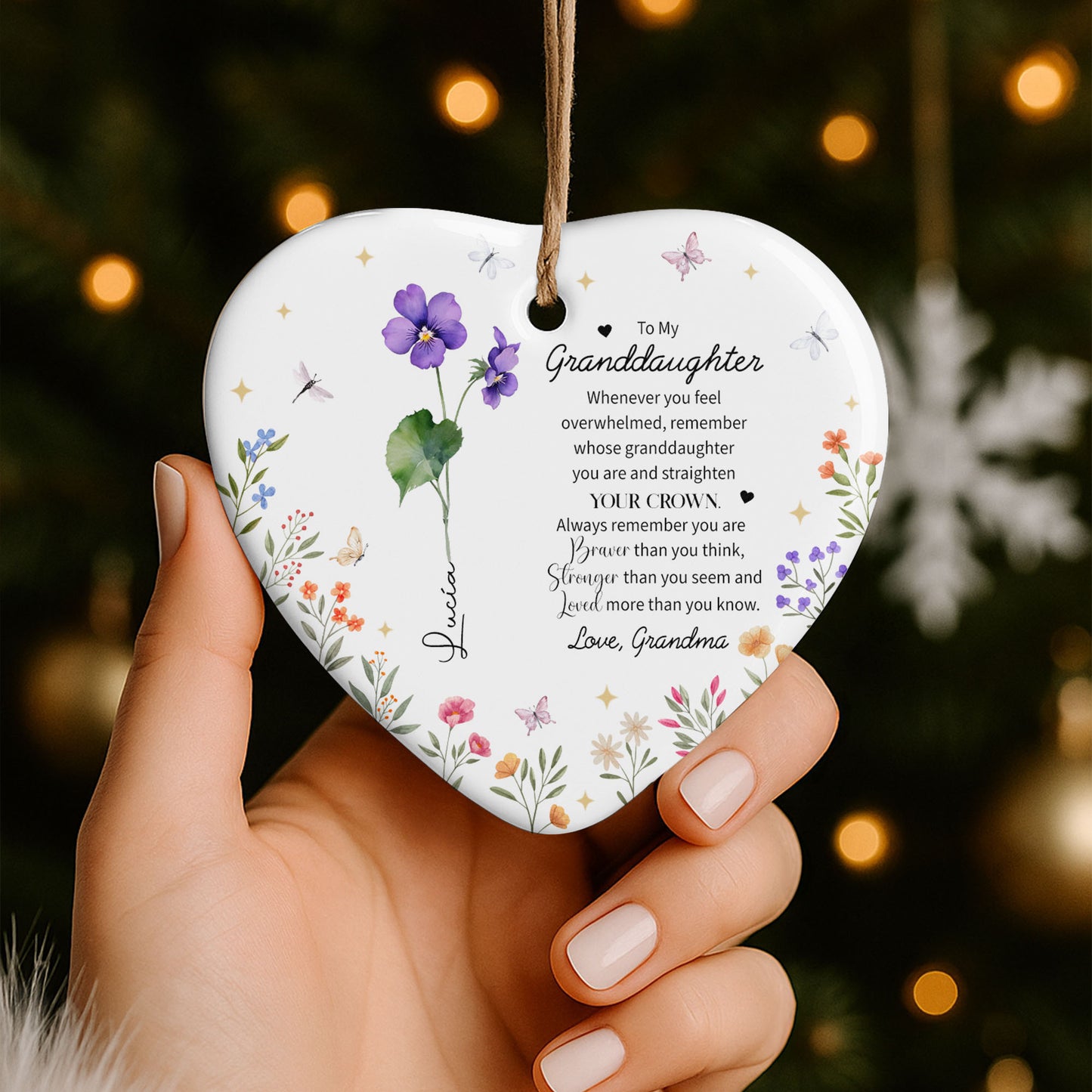 To My Granddaughter, Remember Your Crown And Strength