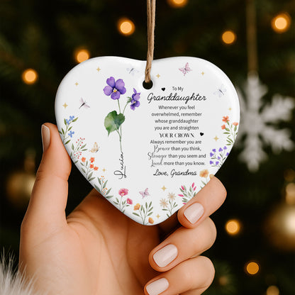 To My Granddaughter, Remember Your Crown And Strength