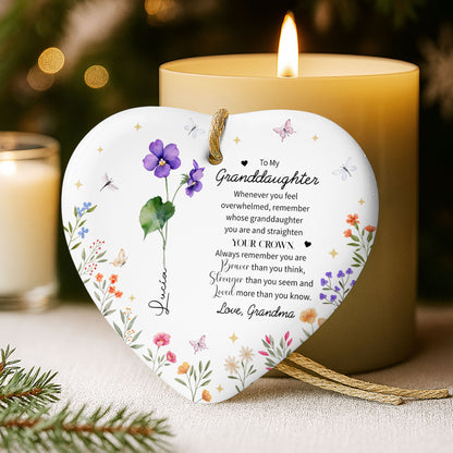 To My Granddaughter, Remember Your Crown And Strength