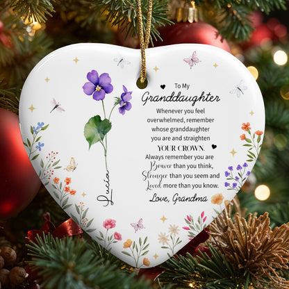 To My Granddaughter, Remember Your Crown And Strength