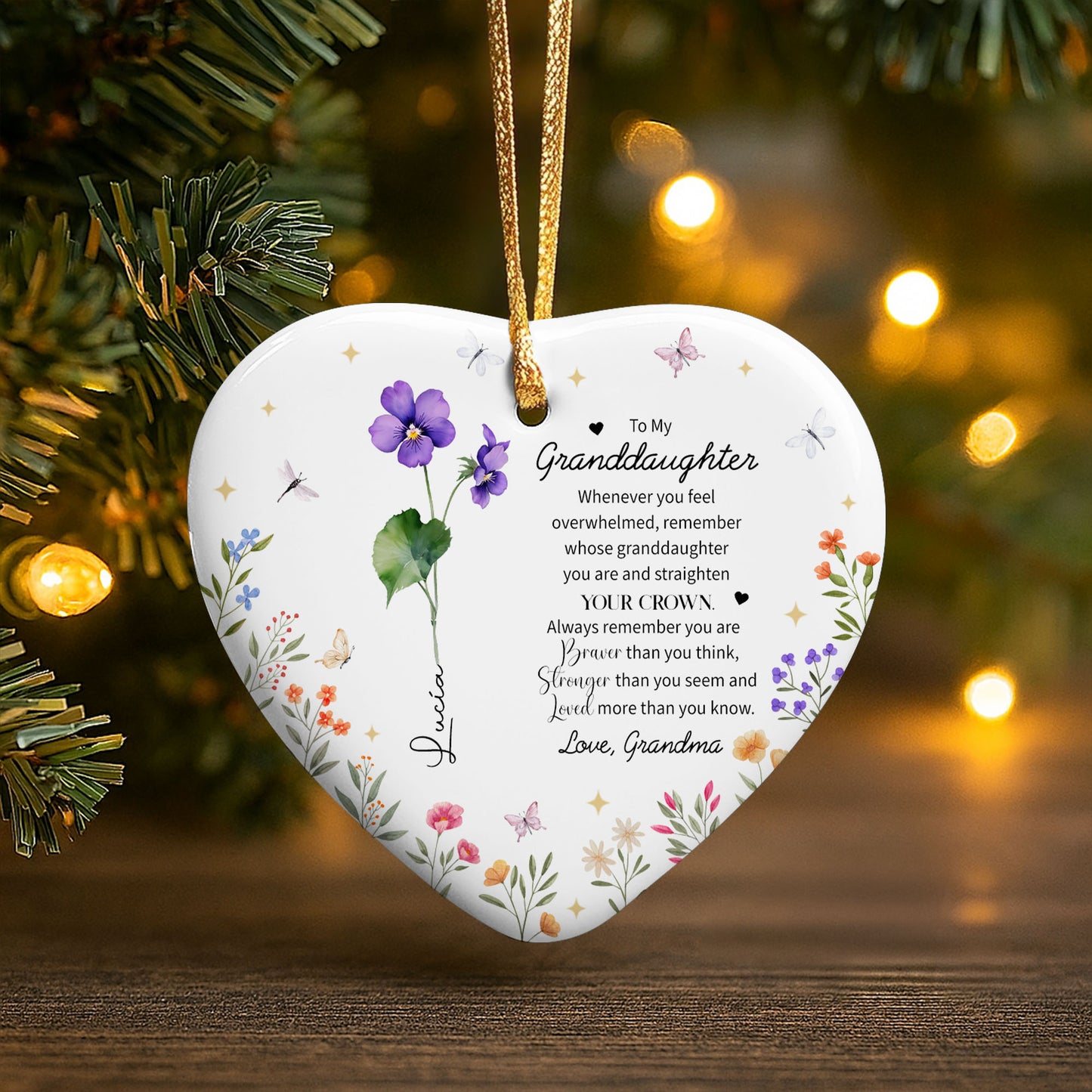 To My Granddaughter, Remember Your Crown And Strength