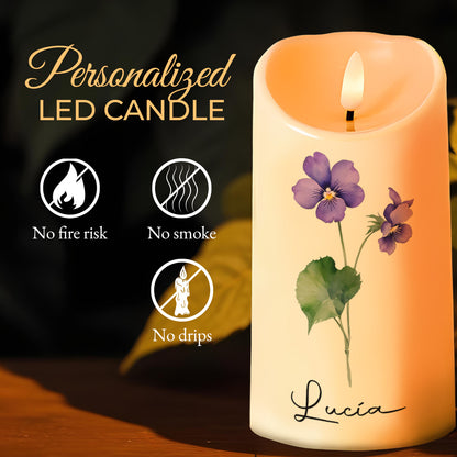 Straighten Your Crown, Granddaughter Encouragement Candle