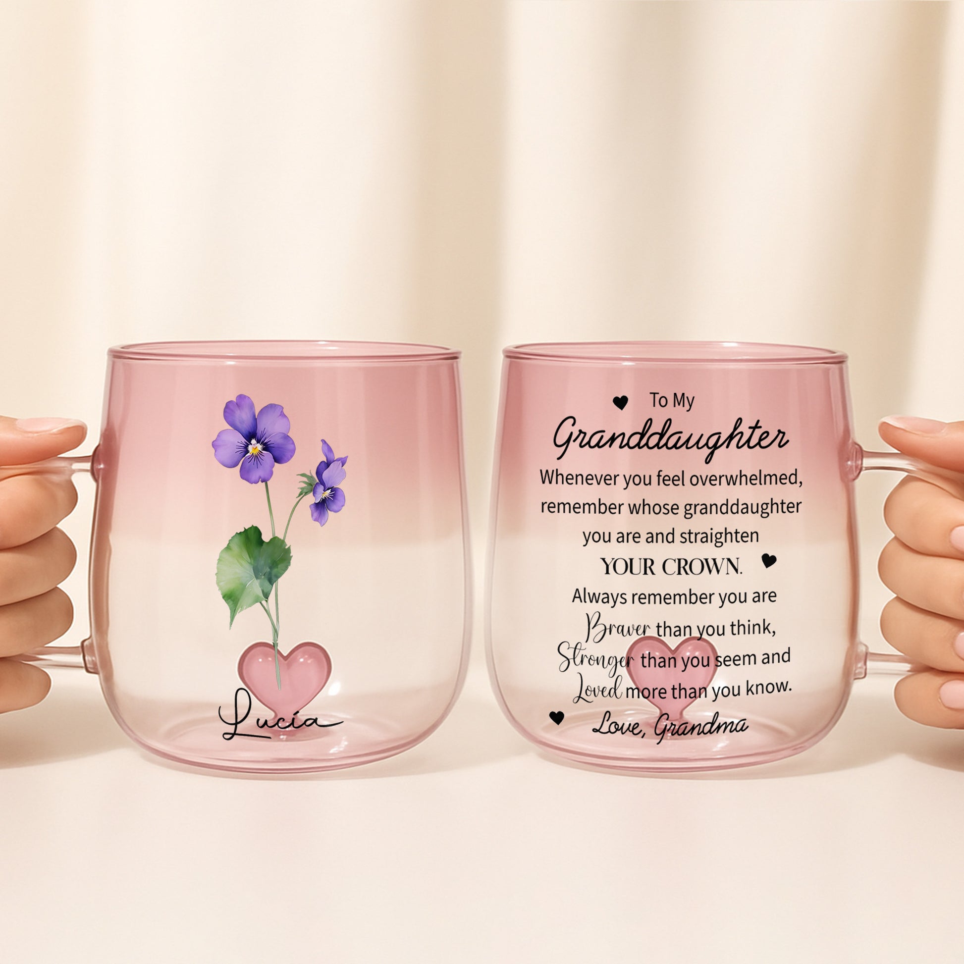 To My Granddaughter, Straighten Your Crown, Braver And Stronger