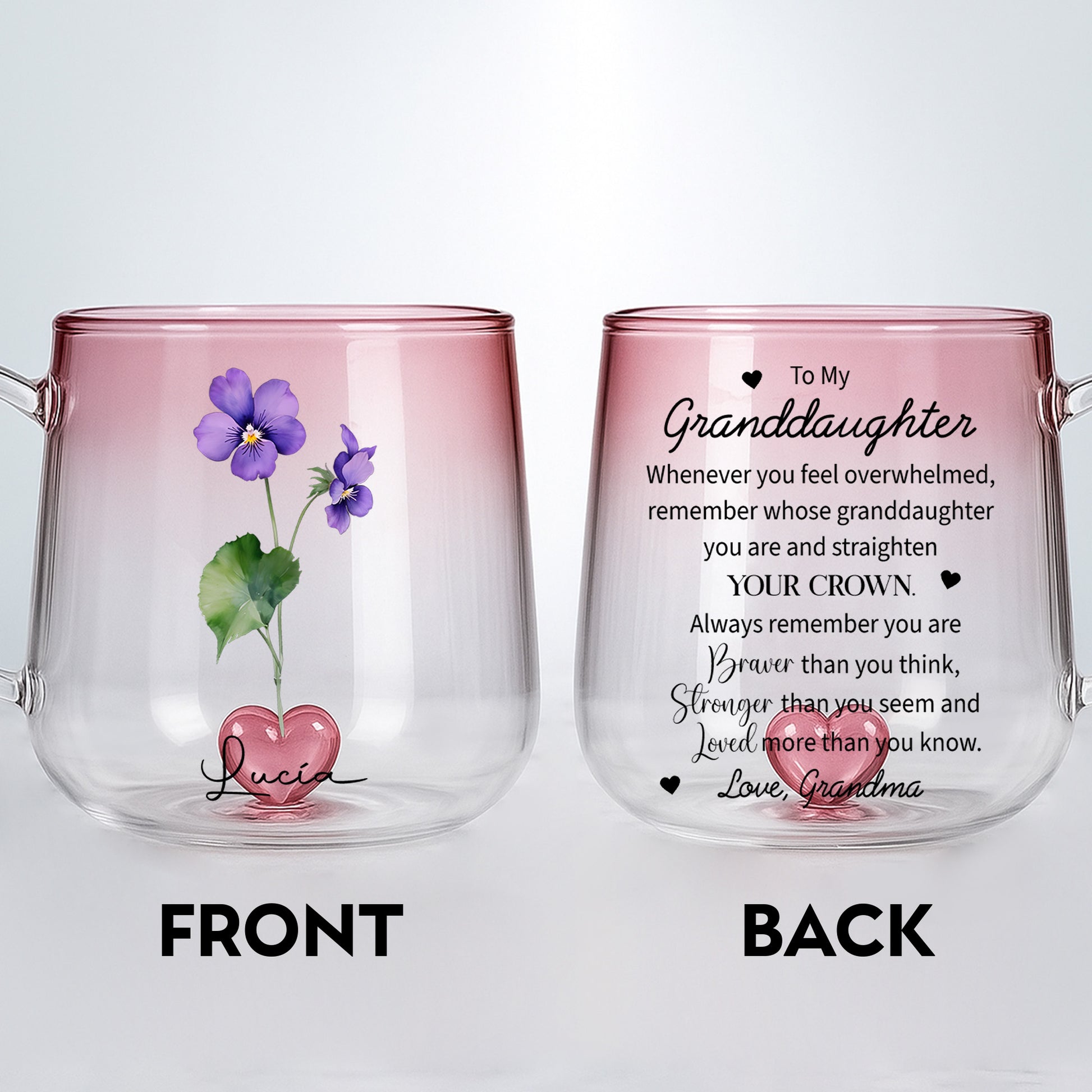 To My Granddaughter, Straighten Your Crown, Braver And Stronger