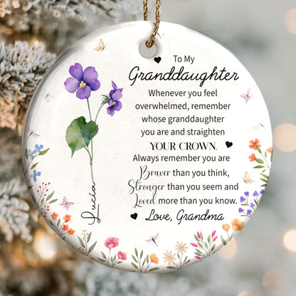 To My Granddaughter, Strengthen Your Crown With Love