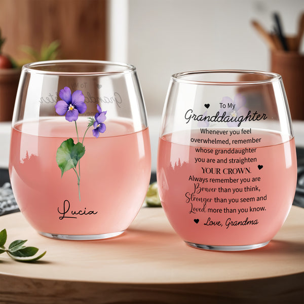 Straighten Your Crown, Inspirational Granddaughter Gift