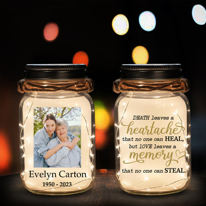 No One Can Steal - Personalized Custom Mason Jar Light - FM075_JARL