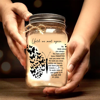 Until We Meet Again - Personalized Custom Mason Jar Light - FM113_JARL