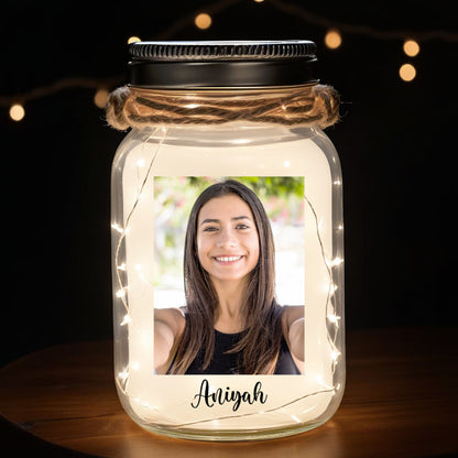 I Have An Angel - Personalized Custom Mason Jar Light - FM117_JARL