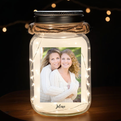 The Moment That You Left Me - Personalized Custom Mason Jar Light - FM118_JARL