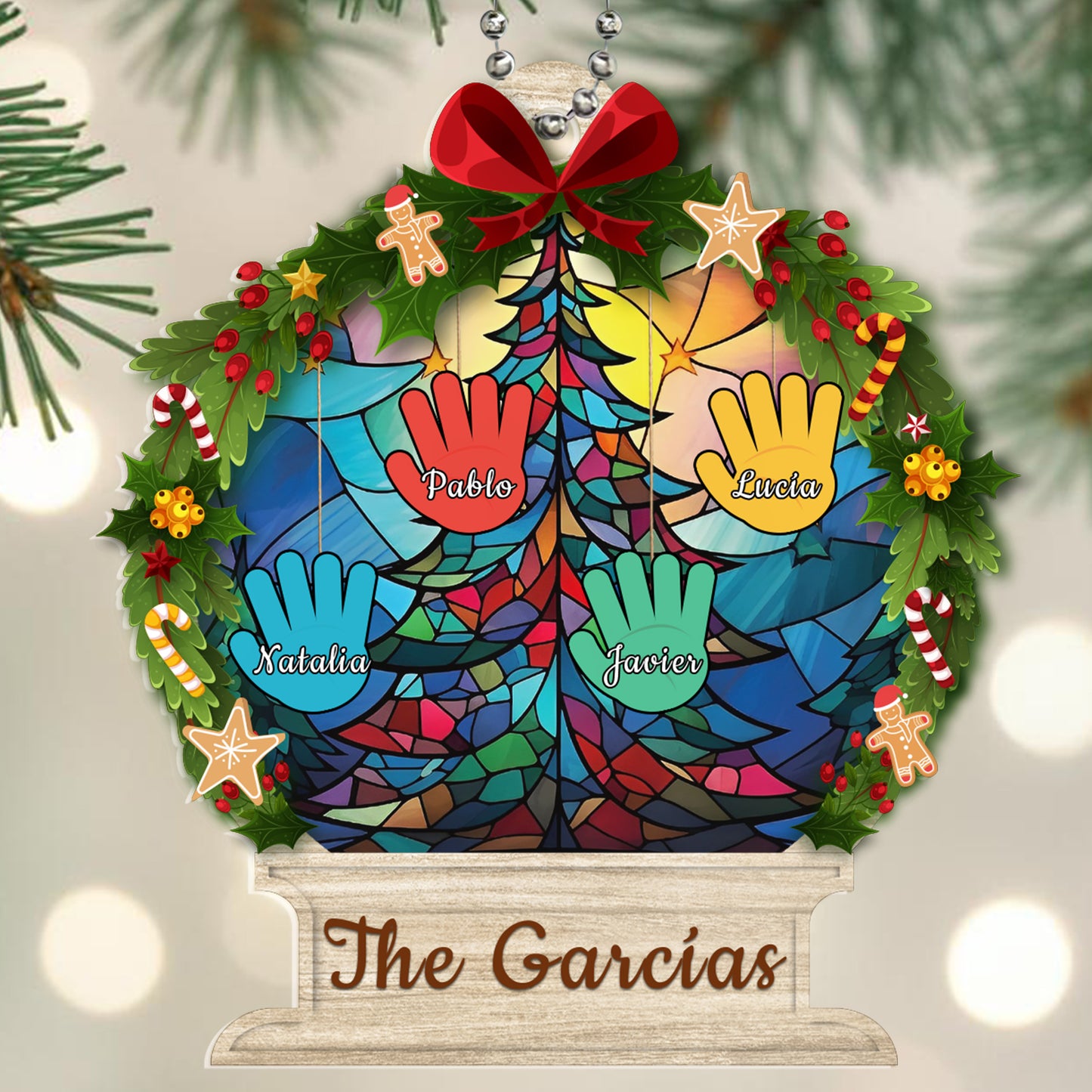 The Garcias Custom Family Ornament