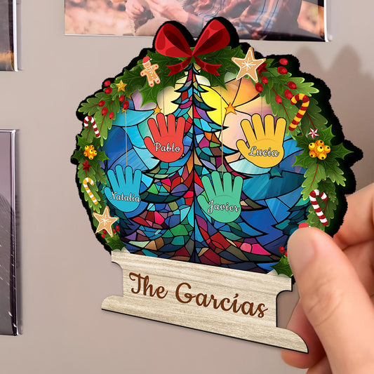 The Garcias Family Christmas Magnet