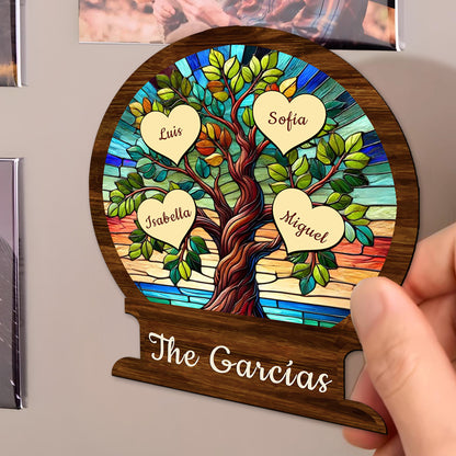 Rooted In Love Family Tree Magnet