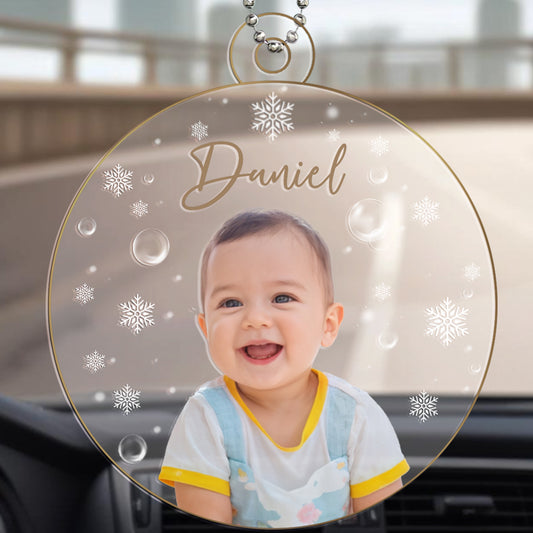 Celebrate Your Little One's Joyous Moments - Personalized Custom Acrylic Ornament, Car Ornament - FM135_HGO