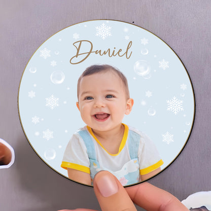 Celebrate The Joy Of Baby's First Winter - Personalized Custom Fridge Magnet - FM135_MAGN