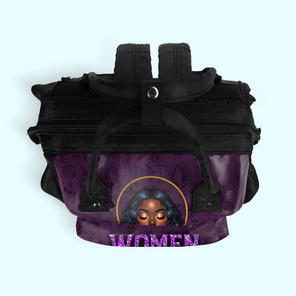 MUJERES DE LA BIBLIA - Mochila de viaje personalizada con diseño de pico de pato - FT001_DKB