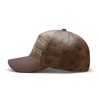 Sé Fuerte y Valiente Josué 1:9 - Personalized Custom Hat, All Over Print Baseball Cap - FT002_BAC