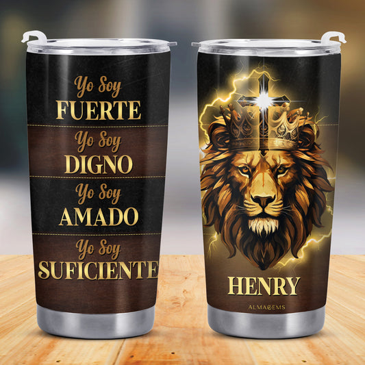 Yo Soy - Vaso de acero inoxidable personalizado de 20 oz y 30 oz - FT003_TB