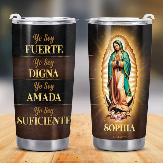 Guadalupe Faith - Personalized Custom Stainless Steel Tumbler 20oz 30oz - FT004_TB