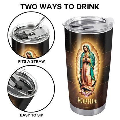 Guadalupe Faith - Personalized Custom Stainless Steel Tumbler 20oz 30oz - FT004_TB