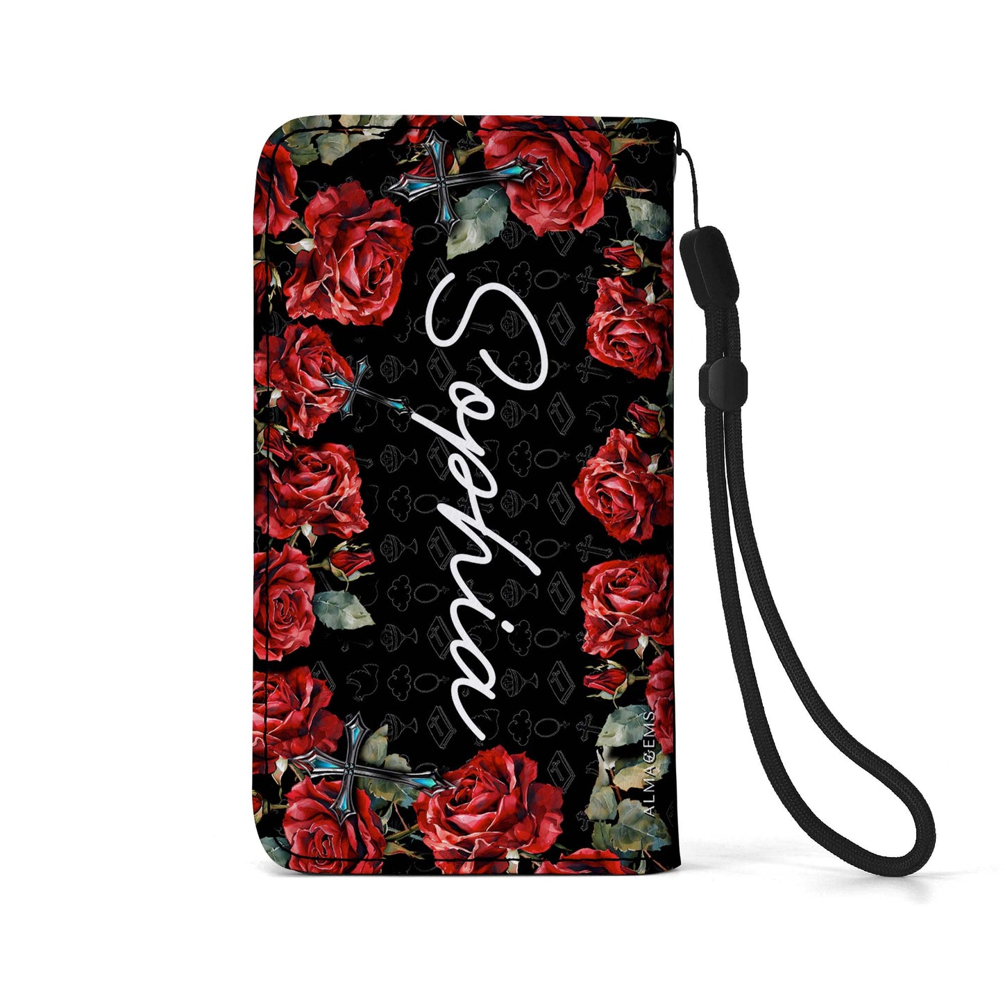 HIJA DE DIOS - Cartera de cuero personalizada para teléfono - FT005_PW