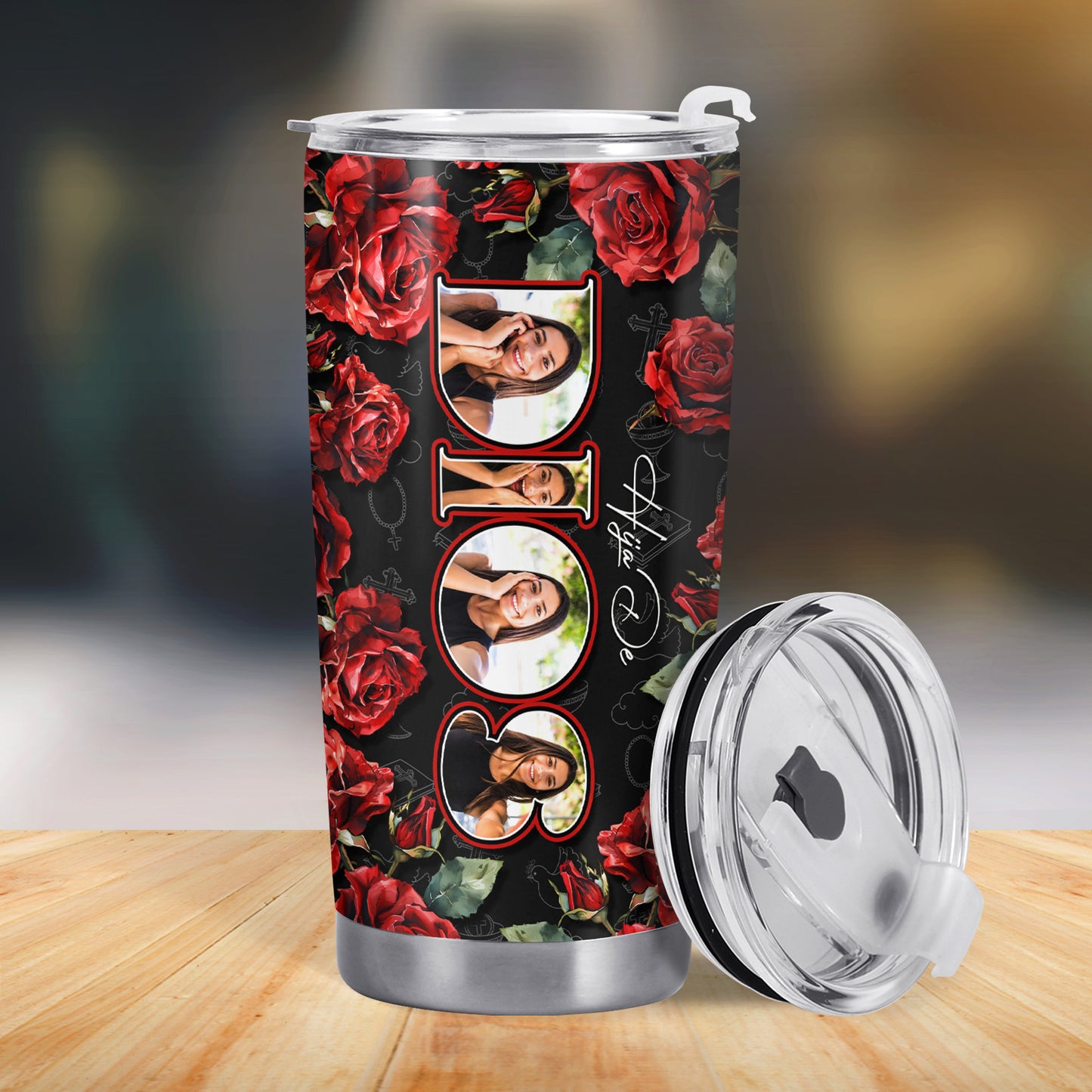 HIJA DE DIOS - Personalized Custom Stainless Steel Tumbler 20oz 30oz - FT005_TB