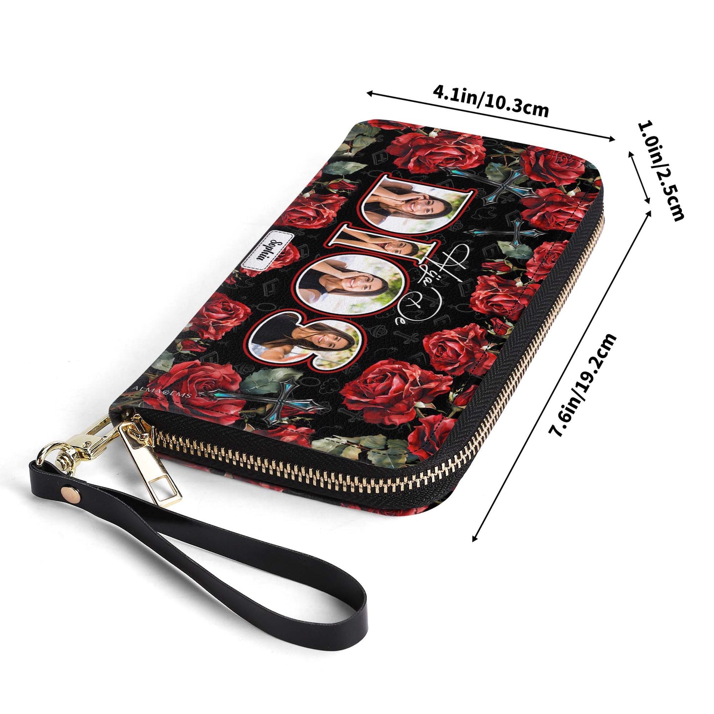 HIJA DE DIOS - Women Leather Wallet - FT005_WW