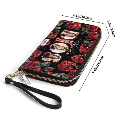 HIJA DE DIOS - Women Leather Wallet - FT005_WW