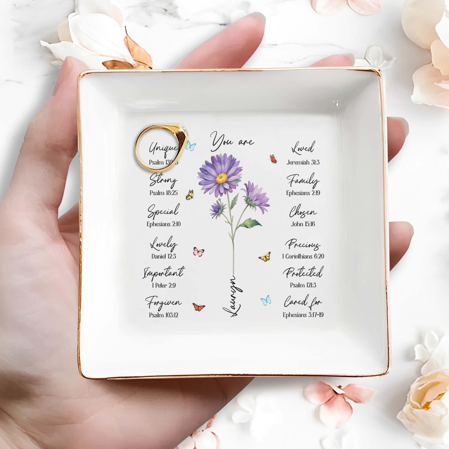 YOU ARE - Personalized Custom Jewelry Dish - FT006_SCRD