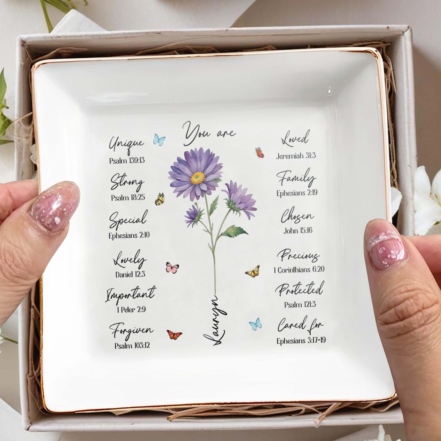 YOU ARE - Personalized Custom Jewelry Dish - FT006_SCRD