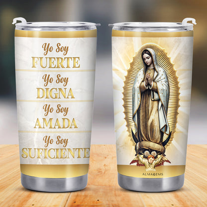 Guadalupe Faith - Vaso de acero inoxidable personalizado de 20 oz y 30 oz - FT006_TB