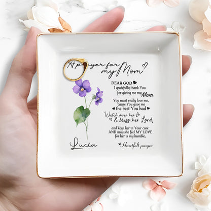 Dear God - Personalized Custom Jewelry Dish - FT008_SCRD