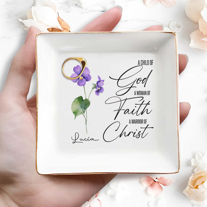 A Child Of GOD - Personalized Custom Jewelry Dish - FT011_SCRD