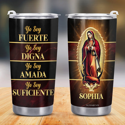 Guadalupe Faith - Personalized Custom Stainless Steel Tumbler 20oz 30oz - FT012_TB