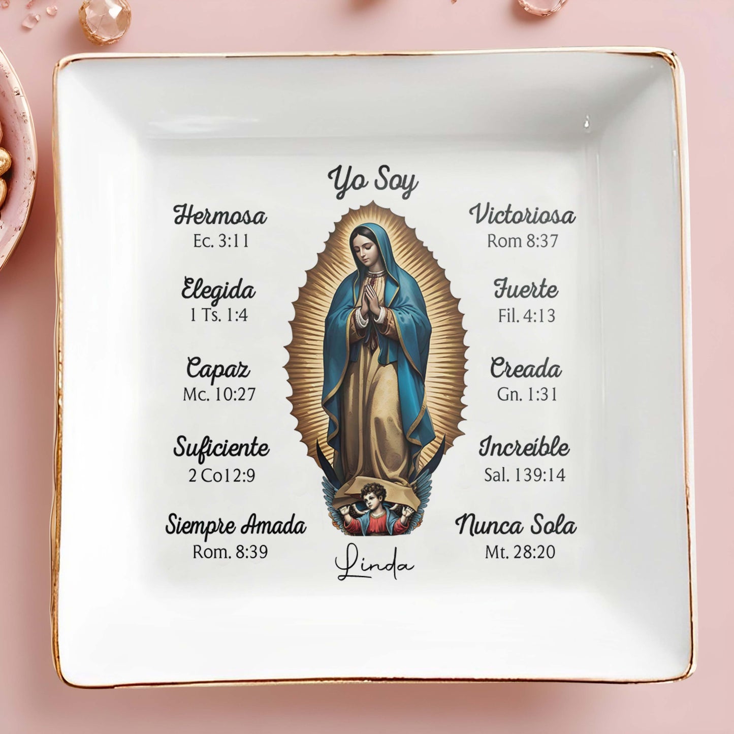 Yo Soy - Plato para joyería personalizado - FT012_SCRD