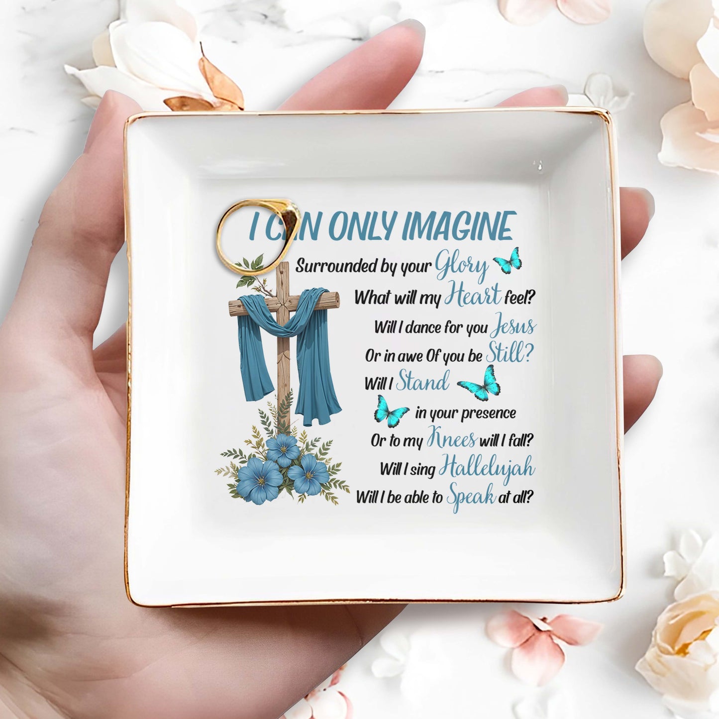 I Can Only Imagine - Personalized Custom Jewelry Dish - FT018_SCRD