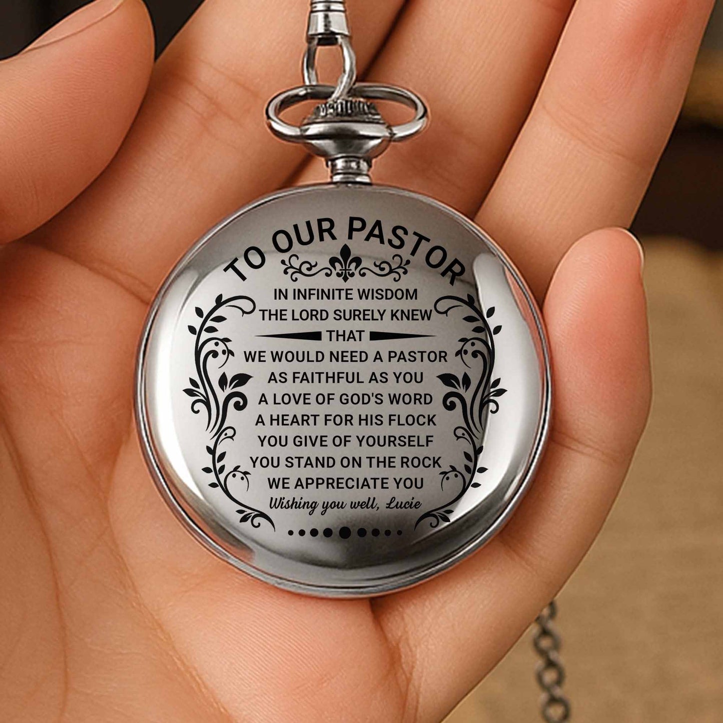 To Our Pastor In Infinite Wisdom, Floral Designs