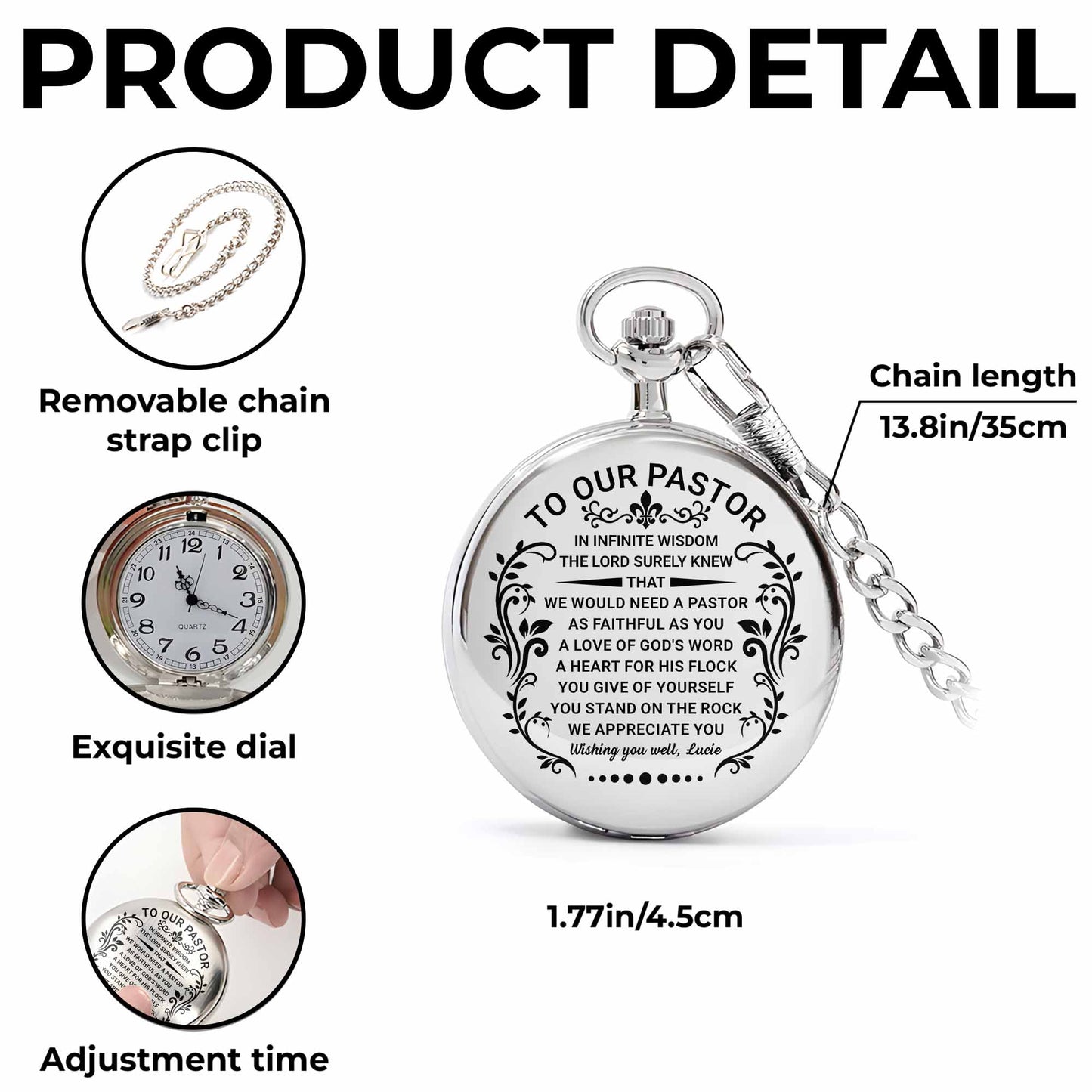 To Our Pastor In Infinite Wisdom, Floral Designs