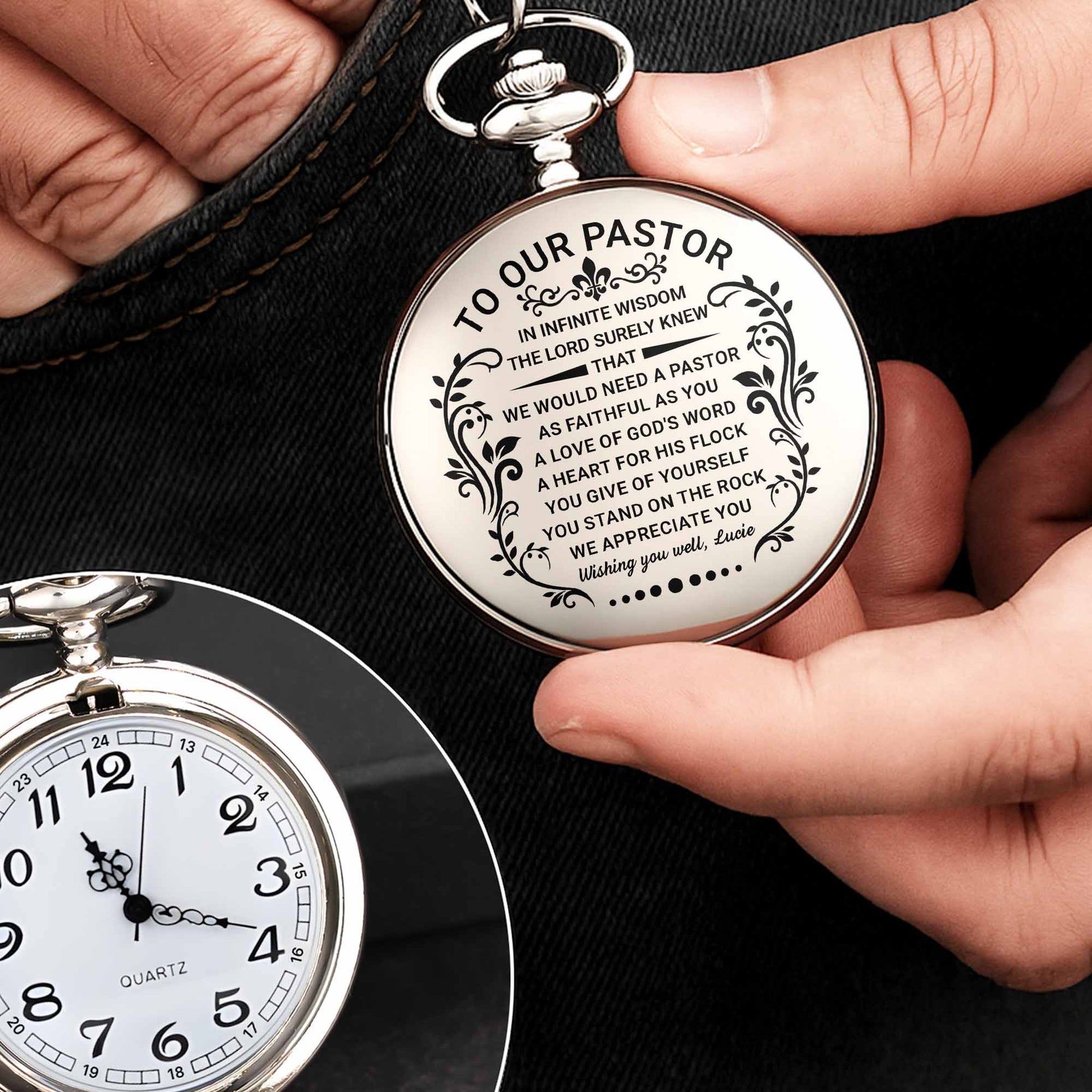 To Our Pastor In Infinite Wisdom, Floral Designs