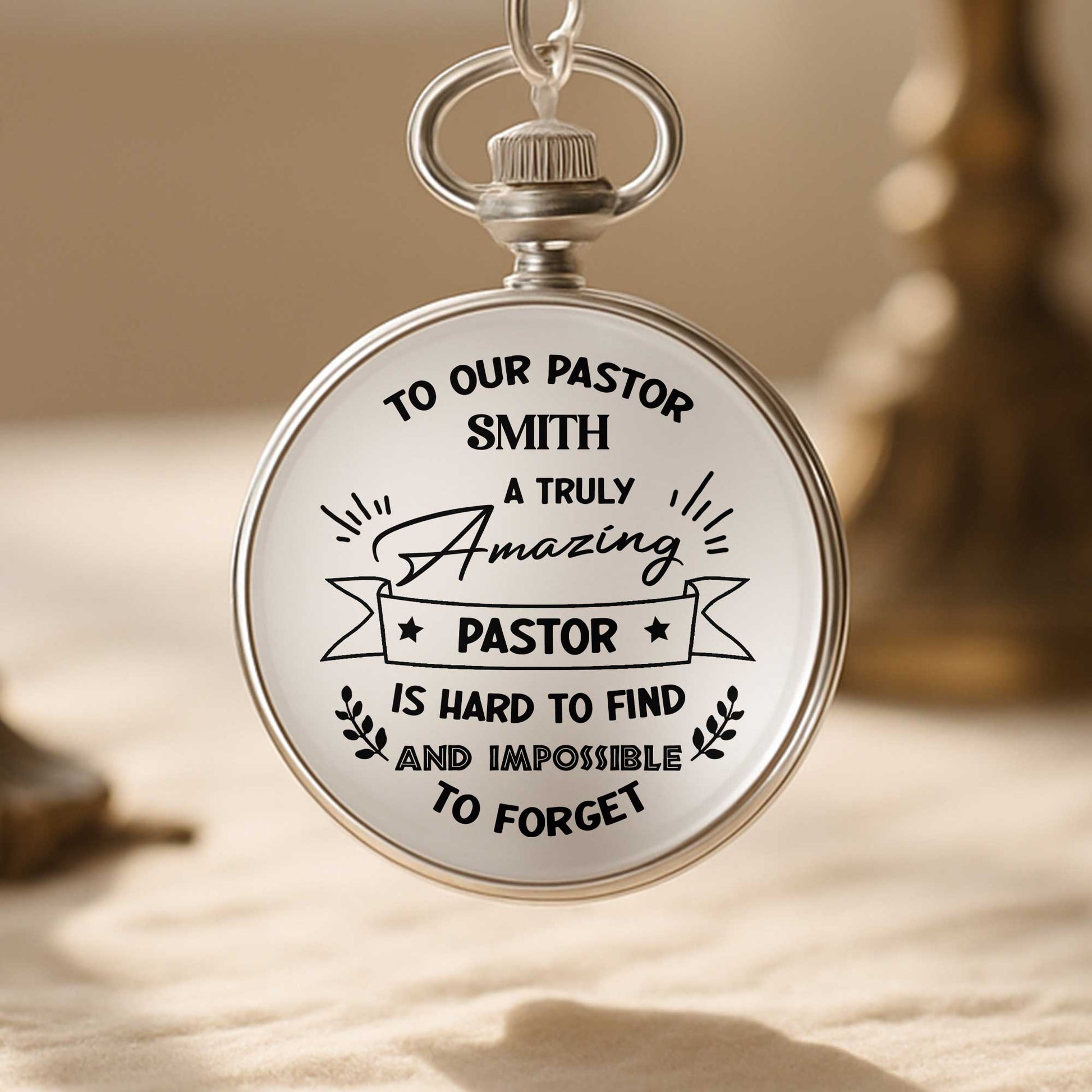 To Our Pastor, A Truly Amazing Gift Featuring Stars And Laurel Branches