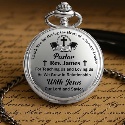 Thank You For Having The Heart Of A Servant Leader, Book And Cross