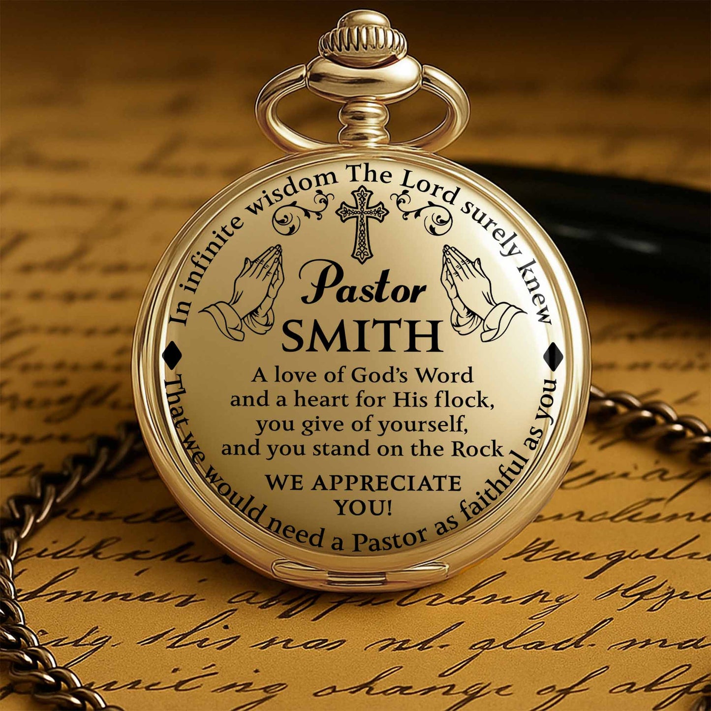 Infinite Wisdom And Love Of God's Word, Praying Hands