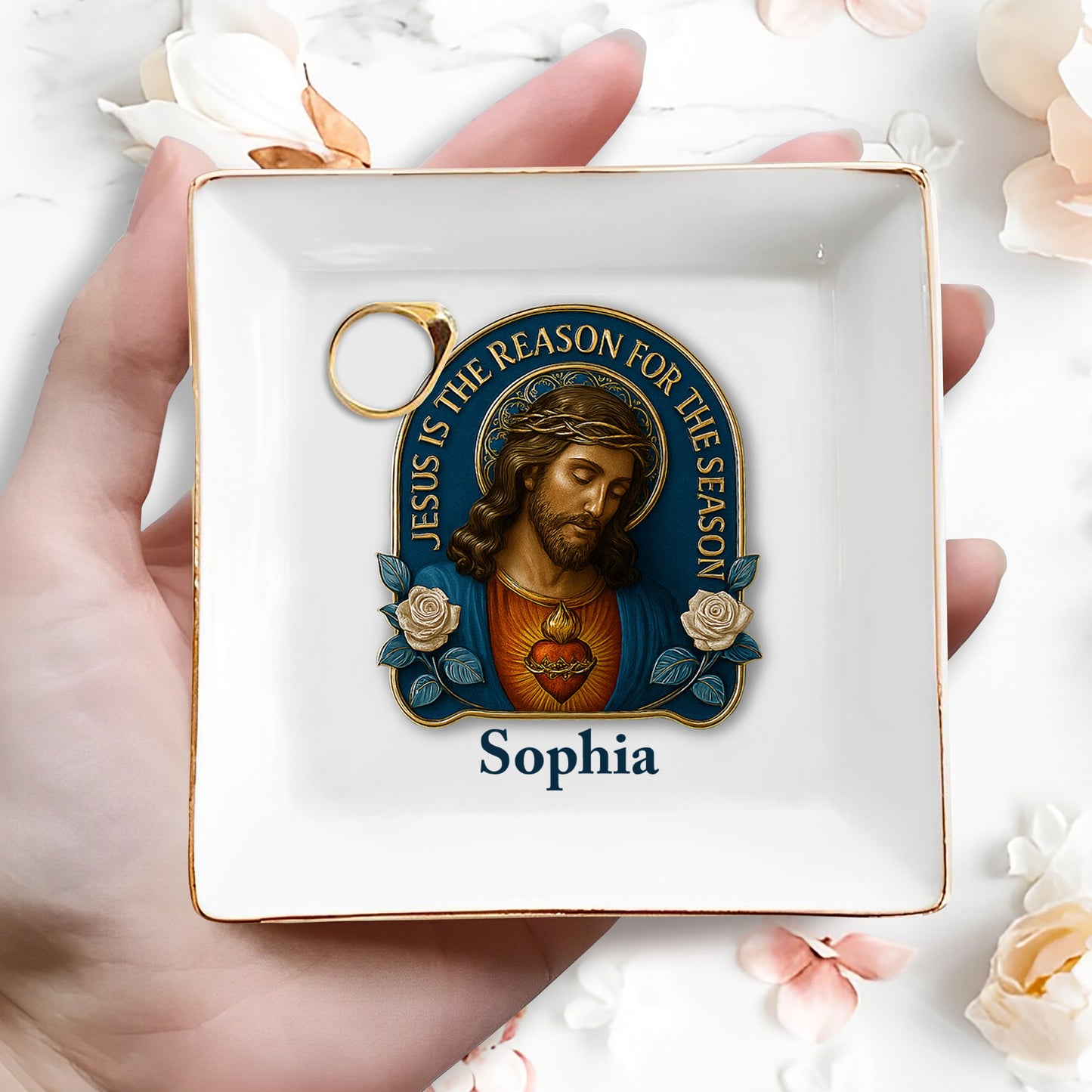 Jesus Is The Reason For The Season, Jesus Image and Roses