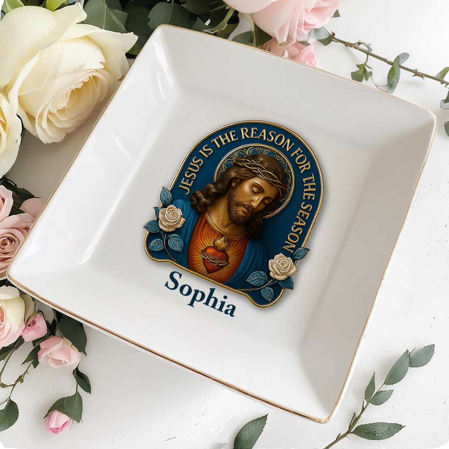 Jesus Is The Reason For The Season, Jesus Image and Roses