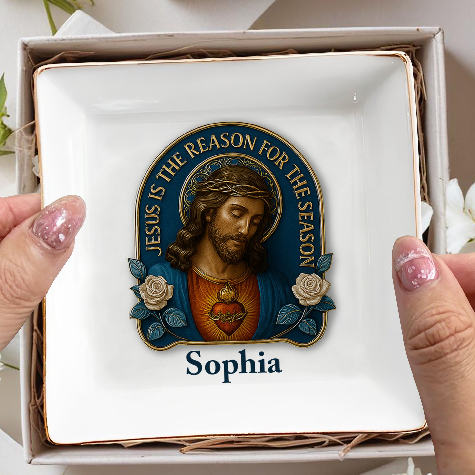 Jesus Is The Reason For The Season, Jesus Image and Roses