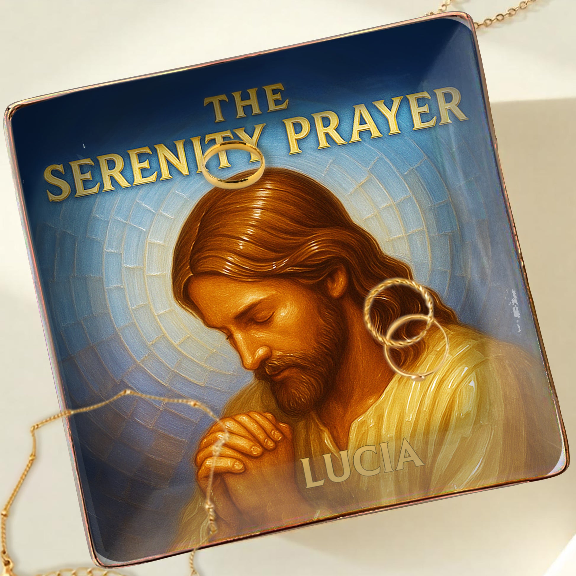The Serenity Prayer, Religious Iconography and Jesus Christ