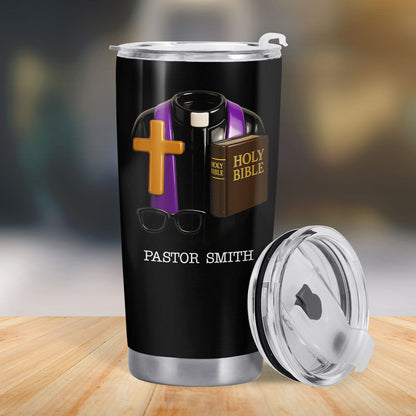 Perfect Gift For Passionate Clergymen With Holy Bible And Cross