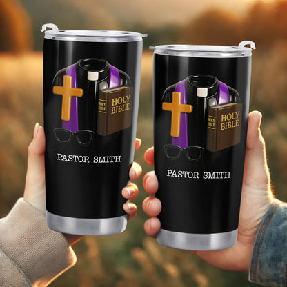 Perfect Gift For Passionate Clergymen With Holy Bible And Cross