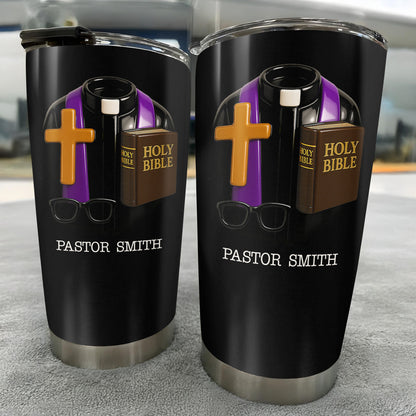 Perfect Gift For Passionate Clergymen With Holy Bible And Cross