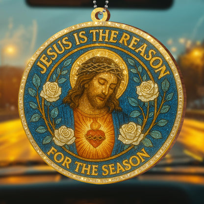 Jesus Is The Reason For The Season, Roses and Sacred Heart